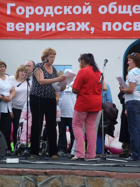 Служба милосердия "Кия" - на вернисаже